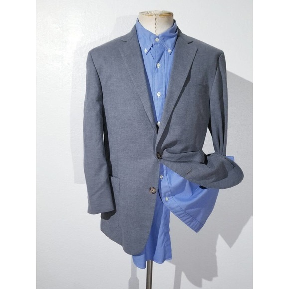 New BROOKS BROTHERS Featherweight Wool Taupe 42S Regent Blazer Jacket sport Coat